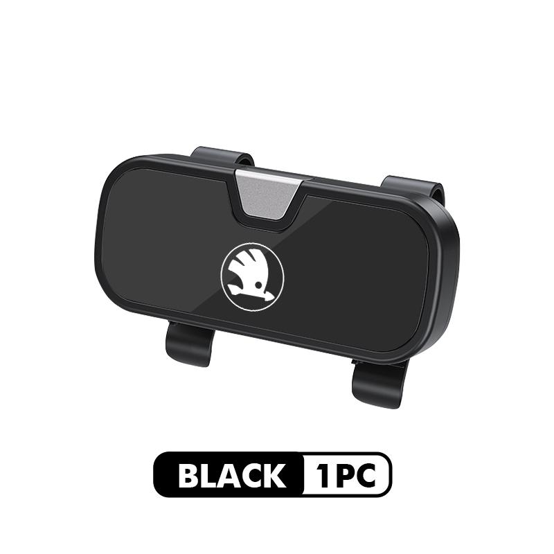 For Skoda Car Visor Glasses Case Sunglasses Box Eyeglasses Storage Accessories octavia a5 a4 mk1 2 fabia superb rapid mk3 yeti WE7