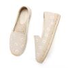 Vielseitige Damen-Slip-On-Mode-Flats mit Stickerei
