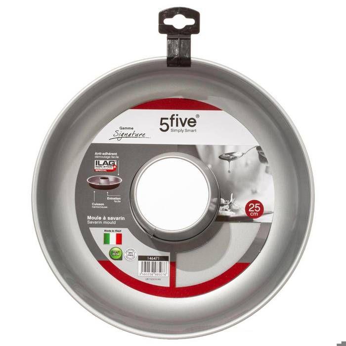 5five - moule à savarin métal 25cm "signature"