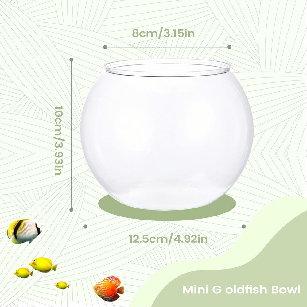Fischschale Klar Bruchfest Aquarium Zubehör Blasenpflanzer Schale für Tischmittelstück Partydekorationen Heimveranstaltung