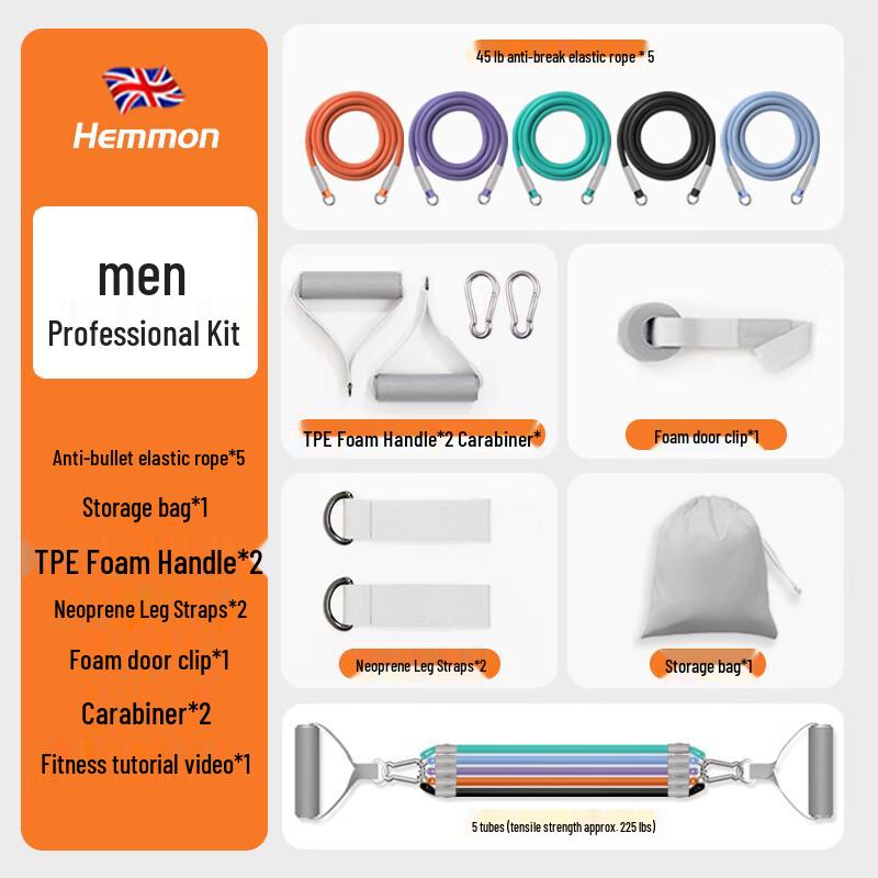 HEMMON Home Gym Resistance Band System