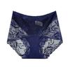 Leichter Luxus Spitze Modal Baumwolle Bauchhöschen für Damen Sexy Nahtlose Mittelhohe Hüfthebende Große Größen Baumwollzwickel Slips für Damen