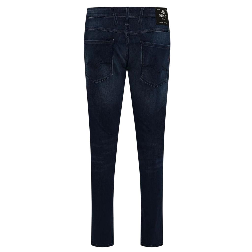 Replay Mens Anbass Cotton Slim Jeans