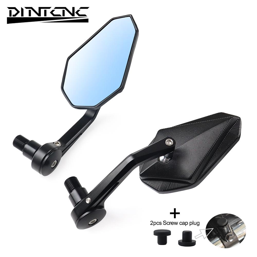 For YAMAHA Niken XJR 1200 1300 XT500E XT600E TDM850 SMAX 155 Majesty 125 250 400 YP Motorcycle Handlebar End Mirror Side Mirrors чёрный