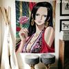 Anime One Piece Cartoon Wall Tapestry Aesthetic Wall Hanging Printed Fabric Blanket Decorative Tapestries For Bedroom Living Room Home Decor