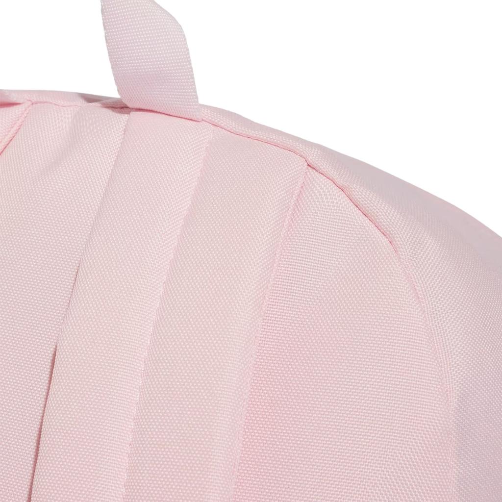 New Adidas Polyester Backpack Women's Transparent Pink & White IS7056