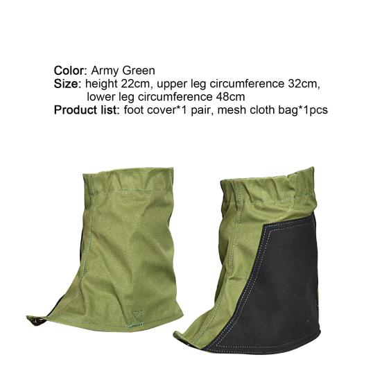 Getry Odporne na zarysowania i rozdarcia Płócienne Unisex Ochronne Piaskoodporne Nakładki na buty Getry na buty