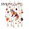 Nature Inspired Suncatchers Fall Animal Wind Chime Suncatcher, Stained Acrylic Fox Rabbit Hanging Suncatcher Party Photography Props with Prism Drops,