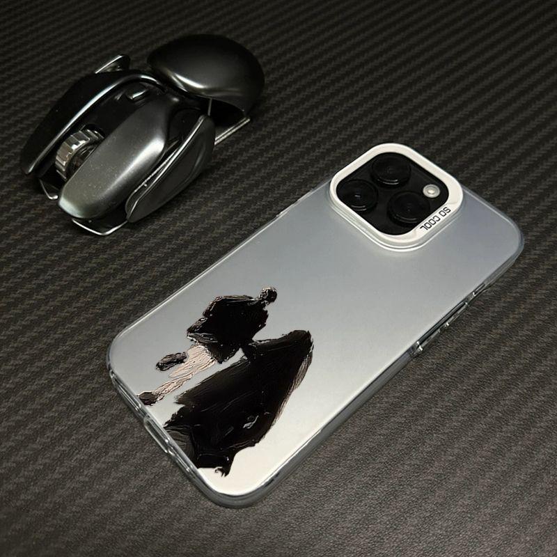 

Чехол для iPhone 15 Plus Silver Couple Art Hand-in-Hand с гарантией XSXR iPhone 15 Plus