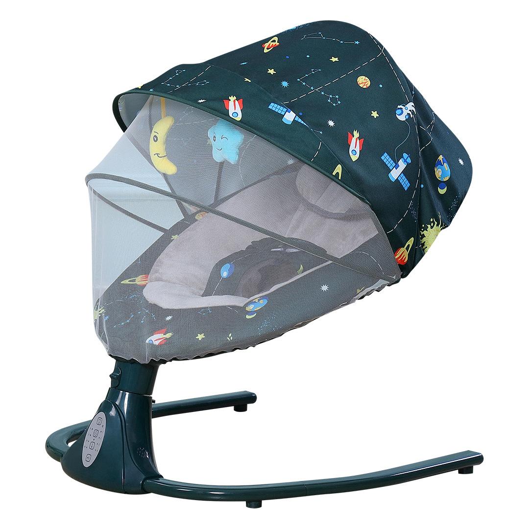 

Умные электрические детские кресла-качалки, детские качели, шезлонг для детского шезлонга, детская колыбель с пультом управления музыкой по Bluetooth