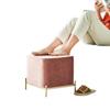 Nordic Light Luxury Cloth Stool - Square Bench for Living Room & Tea Table