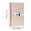 With Password Lock 100 Envelopes Money Saving Challenge Broken Drill PU Money Collection Book Portable Save Money Savings Binder