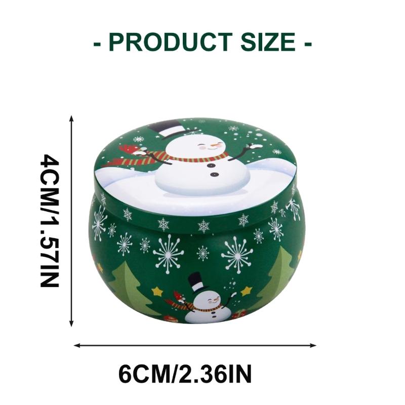 Christmas Soys Wax Candle Home Decoration For Festival Parties 30Hrs Fragrant Burn Aromatherapies Candle