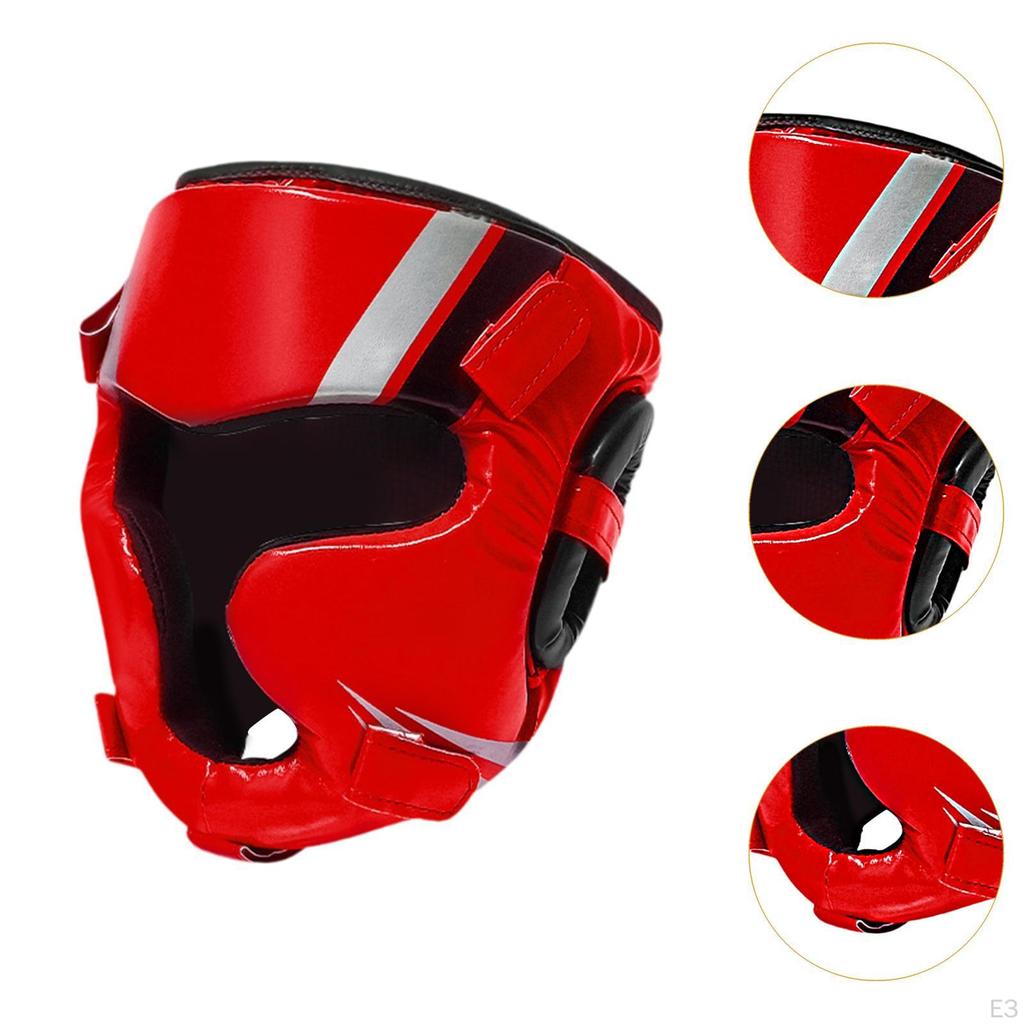 Boxing Headgear Face Guard Forehead and Ear Protection Full for Sparring