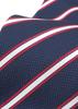 [Main Color] Business Necktie (7.5cm Width) Striped, for Interviews, Job Hunting, and Employment (Navy)