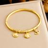 Women All Match Butterfly Love Heart Crown Bracelet Cuff