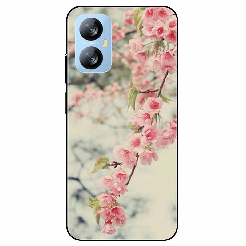 Für Blackview A52 Pro Hülle Handyhülle Stoßfeste Schwarz lackierte TPU Hülle für Blackview A52 Pro Silikon Weicher Bumper A52Pro Süß