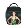 Nina Chuba Singer Tour Product Insulated Lunch Bag For Travel Food Storage Bag Portable Cooler Thermal Lunch Boxes