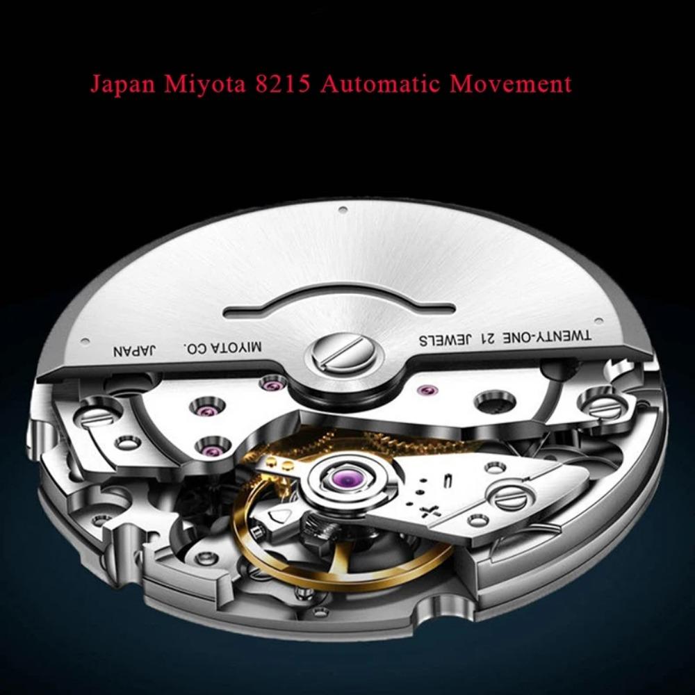 Specht & Söhne Mechanické náramkové hodinky pro muže 5711 Hodinky Miyota 8215 Sportovní hodinky Relogio Masculino