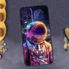 Space Moon Astronaut Phone Case For Oppo A96 A16 A76 A78 A58 A18 A38 A98 A17 A77 A80 A40 A60 A74 A94 A54 A15 A57S