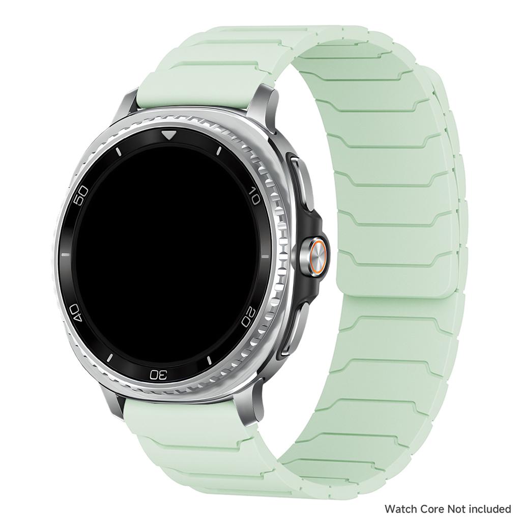 Magnetic Loop Strap for Samsung Galaxy Watch 8/8 Classic Silicone Sport Band for Galaxy Ultra 2025/7 Ultra Two-tone Bracelet