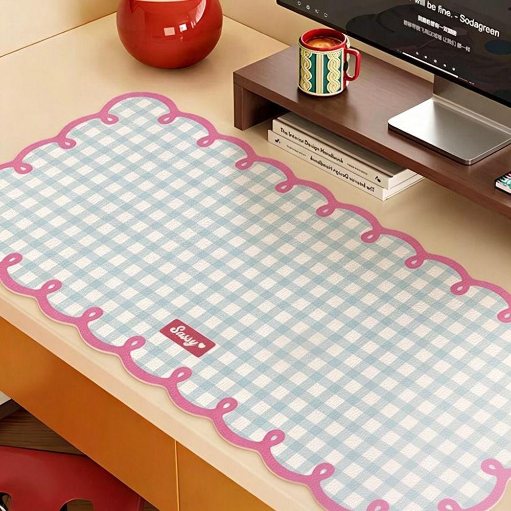 PVC Extra Großes Mauspadd Nicht Rutschende Tastaturmatte Neue Schreibtischmatte Laptop Tisch