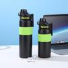Water bottle Stainless steel thermos cup Outdoor portable sports kettle Boys and girls bouncing cup