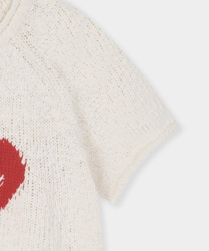 Palet I Love Short Sleeve Knit White
