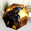 1pc Lego Batman Automatic Open/Close Folding Umbrella, Windproof 8-Rib Construction, Lightweight Travel Umbrella for Women/Men 42