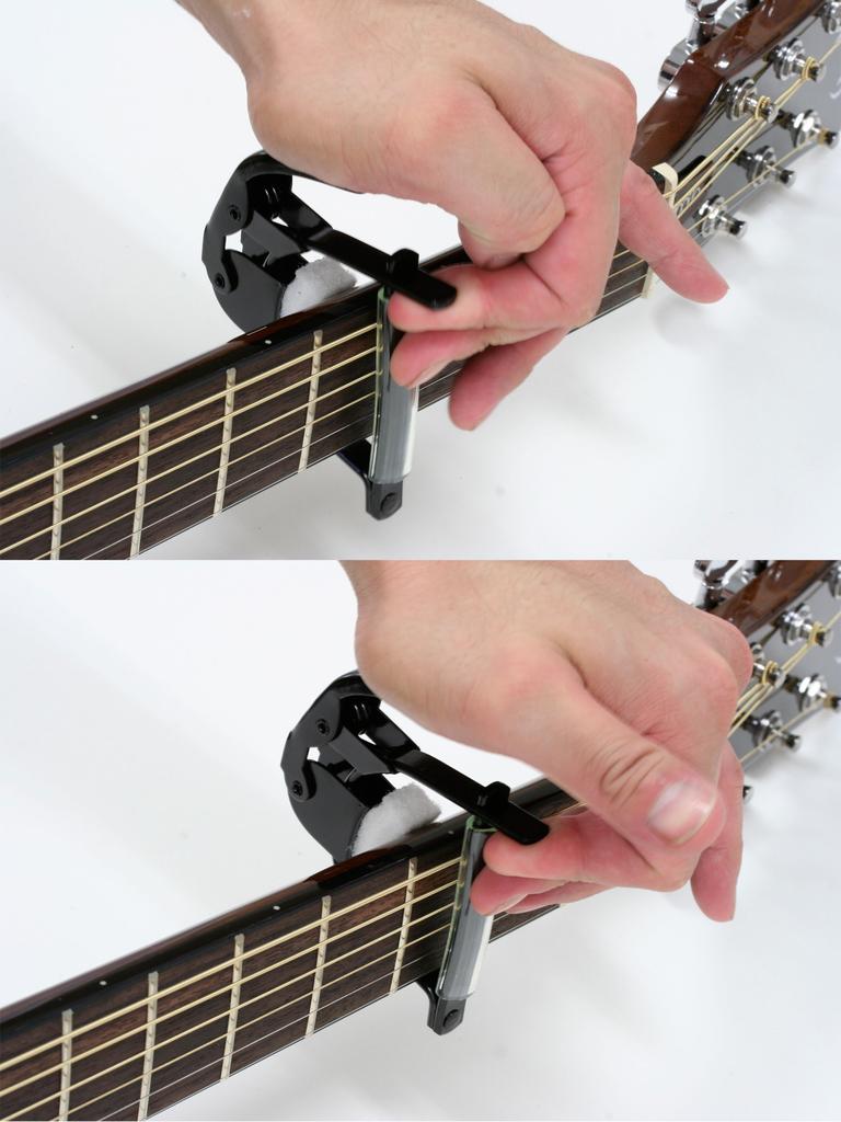 Kikutani for Acoustic Black Capo, One-Touch Type, Guitars, GC-500BF,