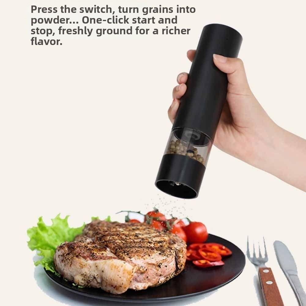 Ceramic Core Electric Salt  Grinder Adjustable Coarseness Spice Mill  Kitchen Tool