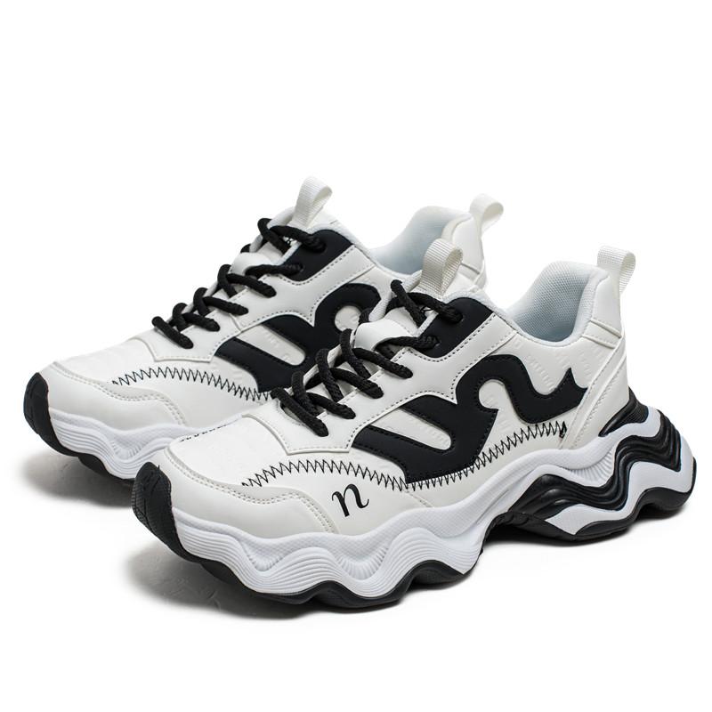 

Мужская обувь Весенняя повседневная обувь Четыре сезона Отдых Спортивная кожаная обувь для мужчин 39-44 39 белый