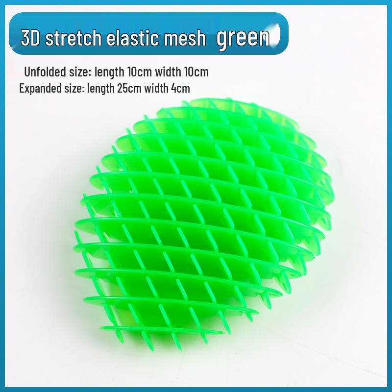 Deformable Elastic Net Celebrity-Style Toy Worm 