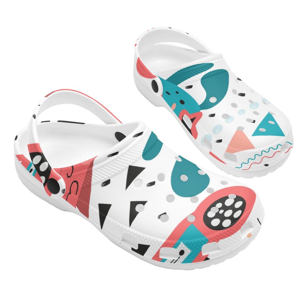 Graphic Printed EVA Casual Clogs Women Men Soft Sole Soft Sole Lightweight Slip On Sandals Slippers Summer Daily Leisure Shoes
