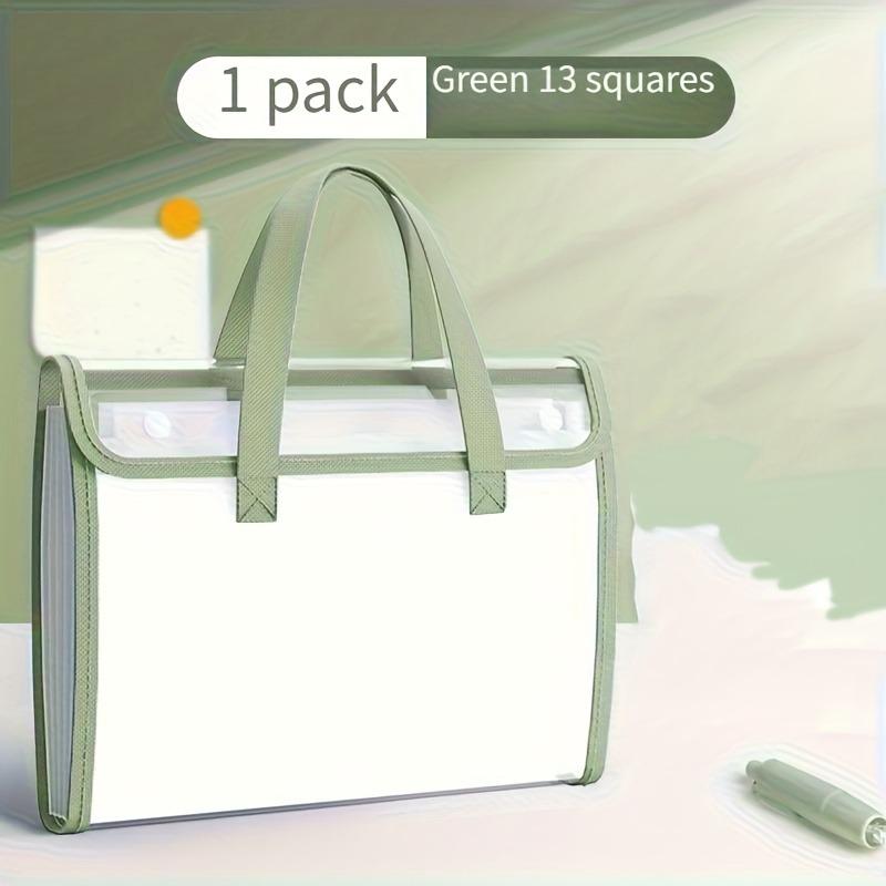 13-Pocket File Organizer Holder–Transparent Multi-Layer Document Folder for A4 Size Paper,Perfect for Home,School&Office Storage