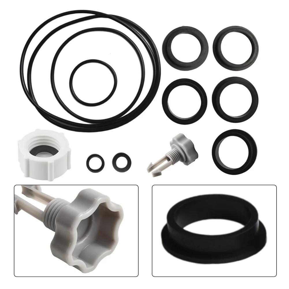 For Intex Pool Sand Filter Pump Parts Set Including Drain Valve Cover 11456 and O Rings for Efficient Operation