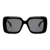 Celine Square Acetate Sunglasses With Mirror Legs Unisex sunglasses Black CL40263I5401A