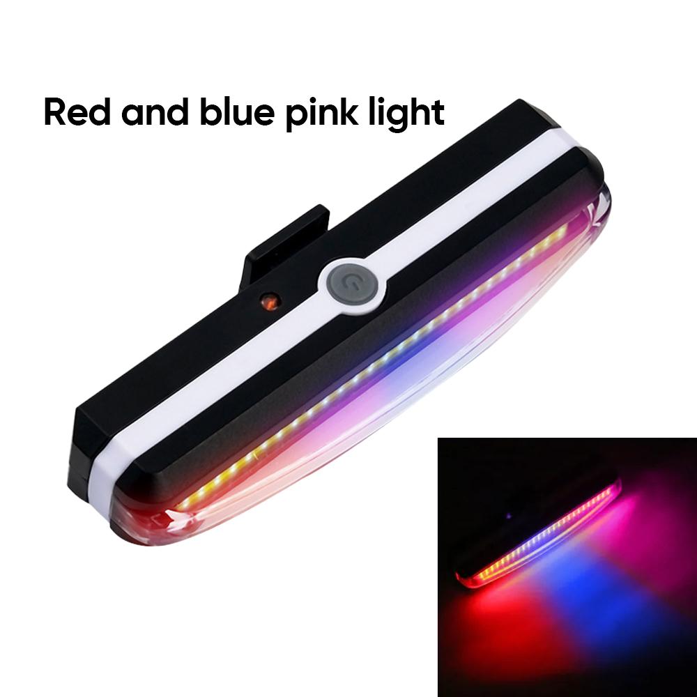 Bicycle Taillight 6 Modes LED Warning Bike Light Rear Flashlight Waterproof Safety MTB Bicycle MTB Helmet Light Cycling Lamp