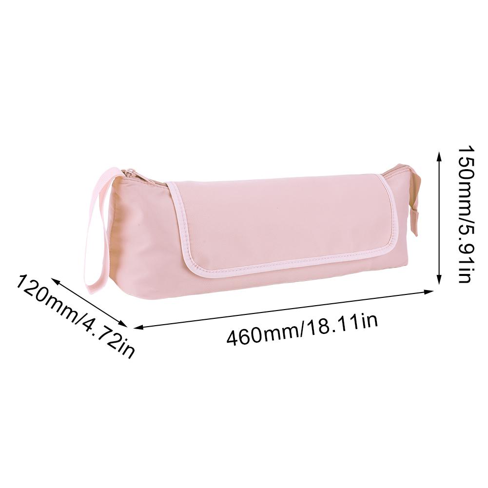 2 In 1 Hair Dryer Carrying Case Waterproof Hair Dryer Storage Bag Large Capacity for Hair Straightener Hot Hair Styling Tools