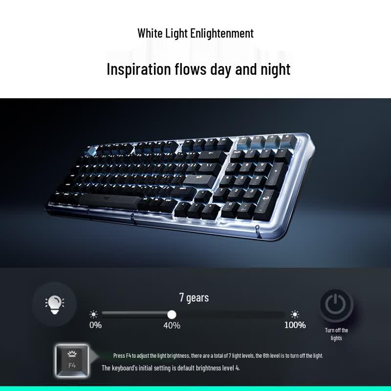 Logitech ALTO KEYS K98M Amber Series Custom Wireless Mechanical Keyboard
