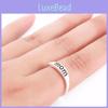 European And American Style Mom Mother Dad Ring Silver Plated Alloy Jewelry Wholesale Mother's Day Gift Accessories
