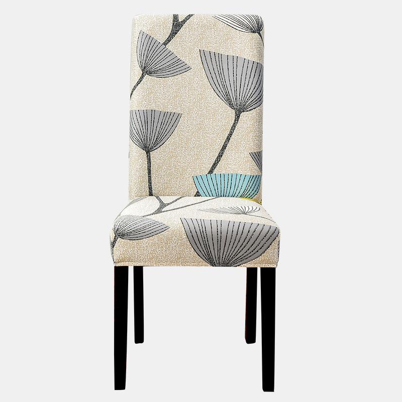 

Чехол на стул с цветочным принтом, эластичный чехол на стул из спандекса, чехол для сиденья, эластичные чехлы на стулья для столовой, кухни, свадьбы, отеля, банкета Universal