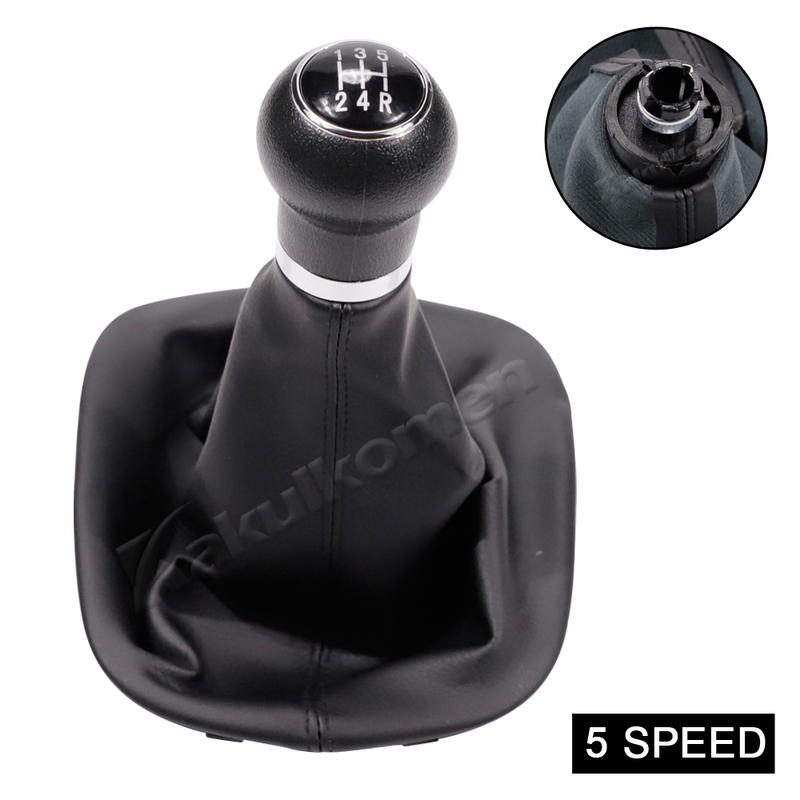 MT 5/6 Speed Gear Shift Knob Lever Shifter Gaiter Boot Cover For VW Passat B5 B5.5 1997 1998 1999 2000 2001 2002 2003 2004 2005