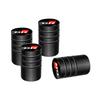 4pcs Car Wheel Tire Valve Stem Caps Airtight Cover For Toyota GR Sport Corolla CHR Yaris Rav4 Hilux Aygo Prius Auris Cruiser