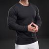 New Outdoor Quick-drying Fitness Clothing Sports Long-sleeved Base Basketball Running Compression Tights High-length Sleeve Men