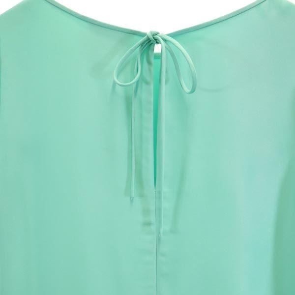 Kate Spade Short sleeve one piece 2 Green system Back ribbon Women Used