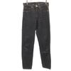 90s Made In Japan Old Tapered Denim Pants W29 Black Jeans Men's Used