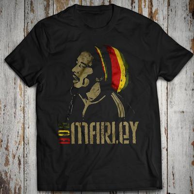 Bob Marley Der König des Reggae Legende Unisex Baumwoll T-Shirt M-4XL Unisex T-Shirt