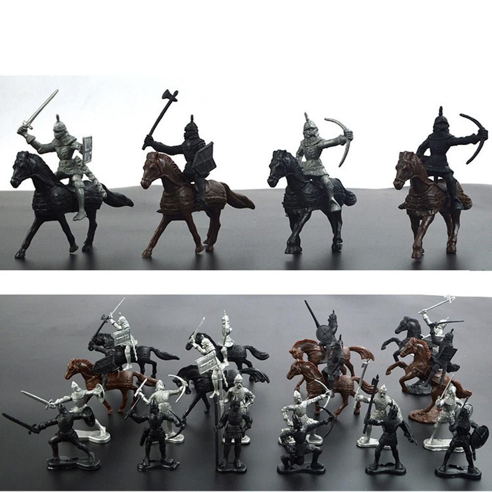 Figures Army Men Sandbox Game Soldier Model Toy Soldier Toy Knights Figure Models Medieval Knights