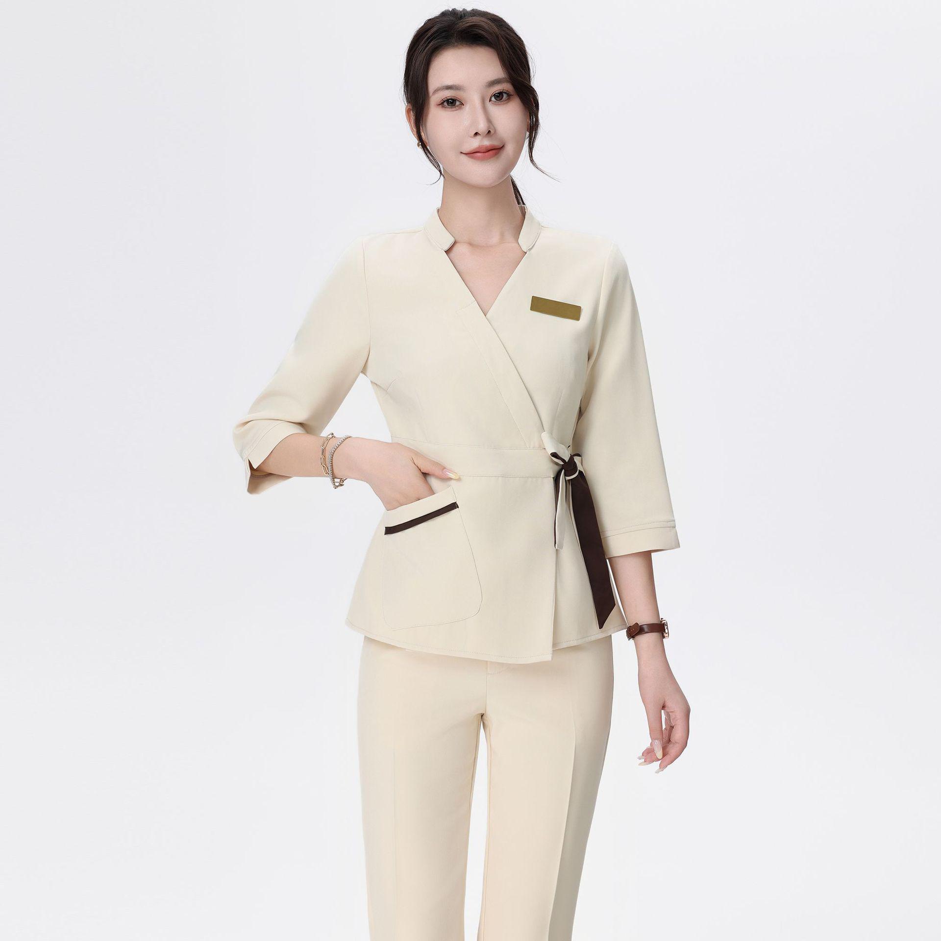 

Сукня з коротким рукавом для косметологів, терапевтів салонів краси та спа XXL